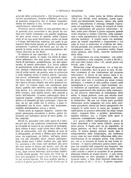 L'Ospedale Maggiore rivista scientifico-pratica dell'Ospedale Maggiore di Milano ed Istituti sanitari annessi