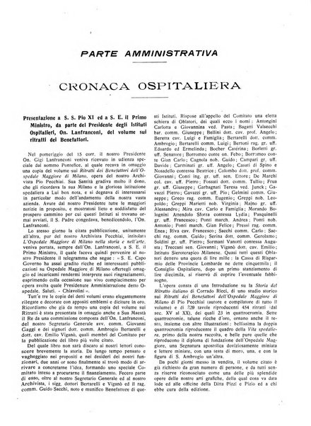 L'Ospedale Maggiore rivista scientifico-pratica dell'Ospedale Maggiore di Milano ed Istituti sanitari annessi