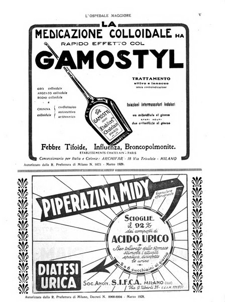 L'Ospedale Maggiore rivista scientifico-pratica dell'Ospedale Maggiore di Milano ed Istituti sanitari annessi