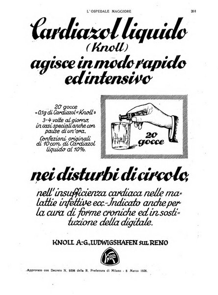 L'Ospedale Maggiore rivista scientifico-pratica dell'Ospedale Maggiore di Milano ed Istituti sanitari annessi