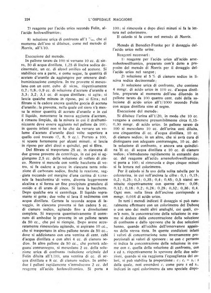 L'Ospedale Maggiore rivista scientifico-pratica dell'Ospedale Maggiore di Milano ed Istituti sanitari annessi