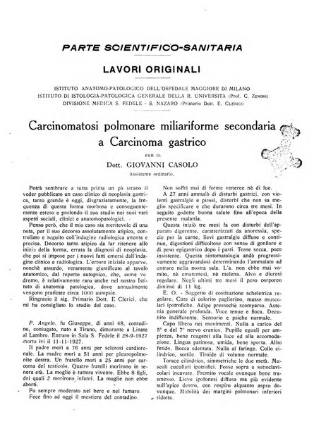 L'Ospedale Maggiore rivista scientifico-pratica dell'Ospedale Maggiore di Milano ed Istituti sanitari annessi