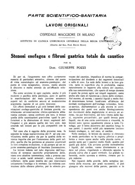 L'Ospedale Maggiore rivista scientifico-pratica dell'Ospedale Maggiore di Milano ed Istituti sanitari annessi