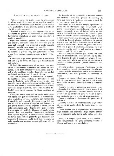 L'Ospedale Maggiore rivista scientifico-pratica dell'Ospedale Maggiore di Milano ed Istituti sanitari annessi