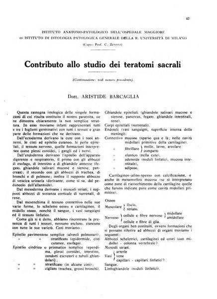 L'Ospedale Maggiore rivista scientifico-pratica dell'Ospedale Maggiore di Milano ed Istituti sanitari annessi