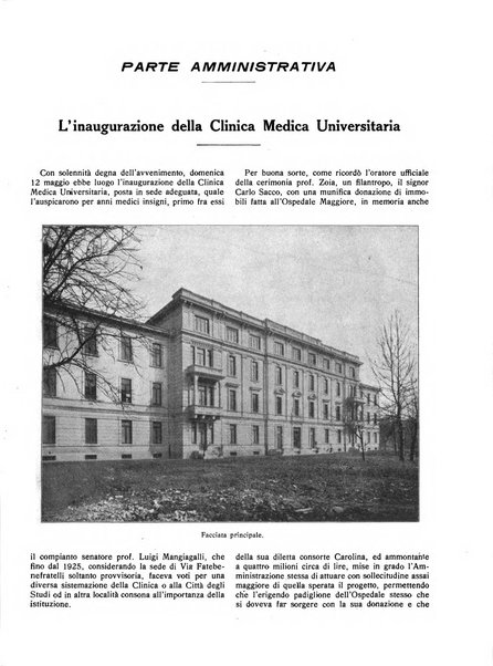 L'Ospedale Maggiore rivista scientifico-pratica dell'Ospedale Maggiore di Milano ed Istituti sanitari annessi