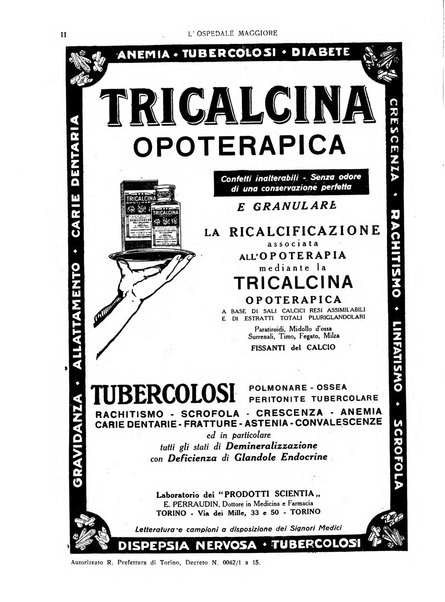 L'Ospedale Maggiore rivista scientifico-pratica dell'Ospedale Maggiore di Milano ed Istituti sanitari annessi