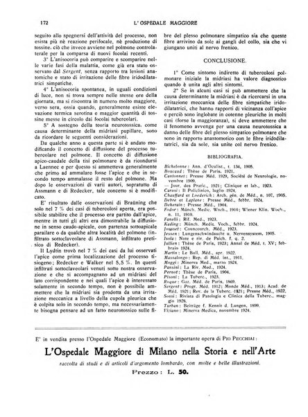 L'Ospedale Maggiore rivista scientifico-pratica dell'Ospedale Maggiore di Milano ed Istituti sanitari annessi