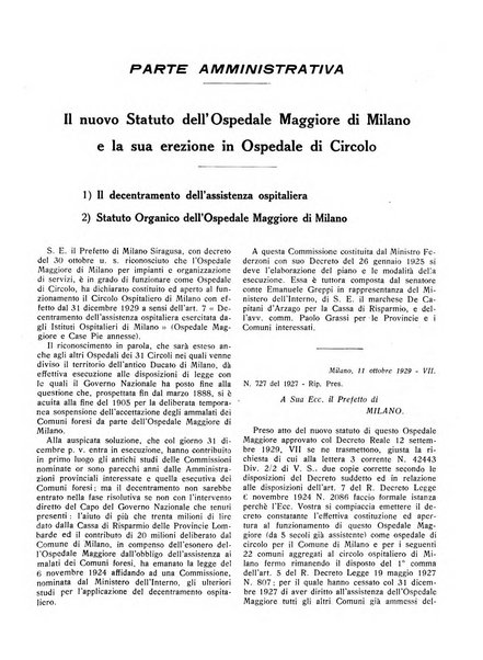 L'Ospedale Maggiore rivista scientifico-pratica dell'Ospedale Maggiore di Milano ed Istituti sanitari annessi