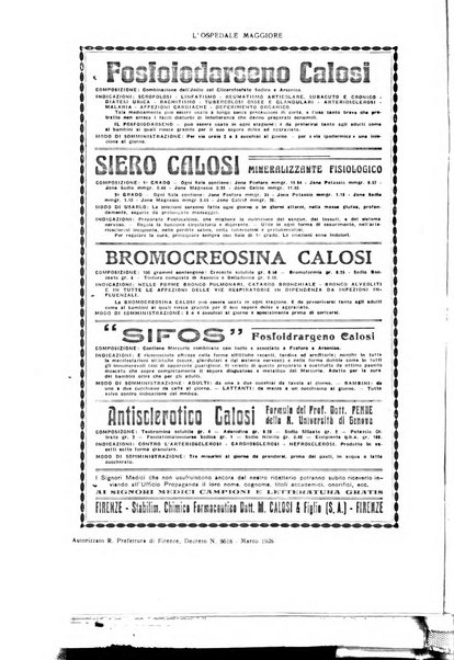 L'Ospedale Maggiore rivista scientifico-pratica dell'Ospedale Maggiore di Milano ed Istituti sanitari annessi