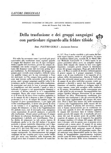 L'Ospedale Maggiore rivista scientifico-pratica dell'Ospedale Maggiore di Milano ed Istituti sanitari annessi