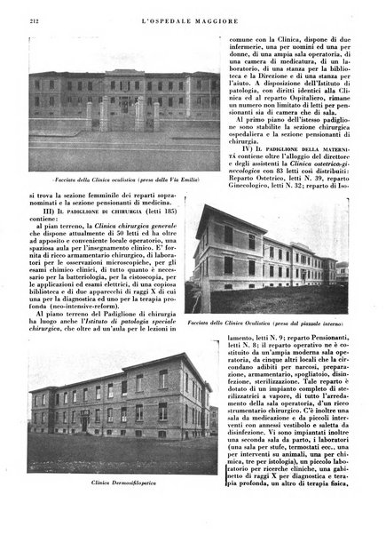 L'Ospedale Maggiore rivista scientifico-pratica dell'Ospedale Maggiore di Milano ed Istituti sanitari annessi