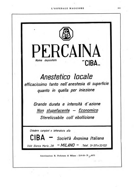 L'Ospedale Maggiore rivista scientifico-pratica dell'Ospedale Maggiore di Milano ed Istituti sanitari annessi