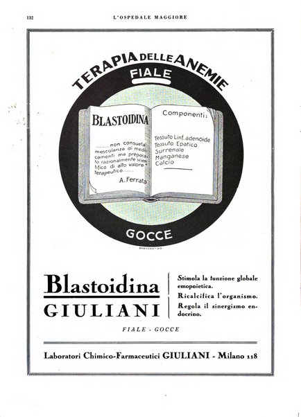 L'Ospedale Maggiore rivista scientifico-pratica dell'Ospedale Maggiore di Milano ed Istituti sanitari annessi