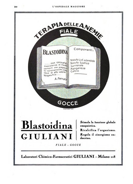 L'Ospedale Maggiore rivista scientifico-pratica dell'Ospedale Maggiore di Milano ed Istituti sanitari annessi