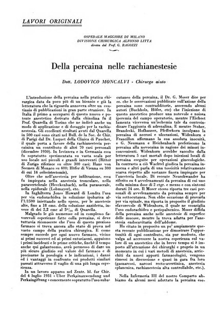 L'Ospedale Maggiore rivista scientifico-pratica dell'Ospedale Maggiore di Milano ed Istituti sanitari annessi