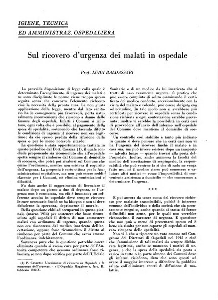 L'Ospedale Maggiore rivista scientifico-pratica dell'Ospedale Maggiore di Milano ed Istituti sanitari annessi