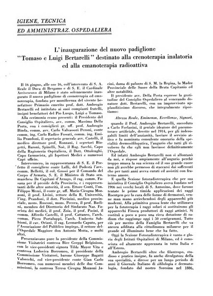 L'Ospedale Maggiore rivista scientifico-pratica dell'Ospedale Maggiore di Milano ed Istituti sanitari annessi