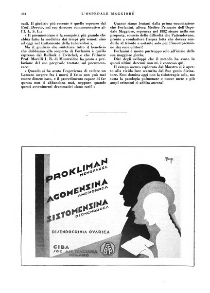 L'Ospedale Maggiore rivista scientifico-pratica dell'Ospedale Maggiore di Milano ed Istituti sanitari annessi