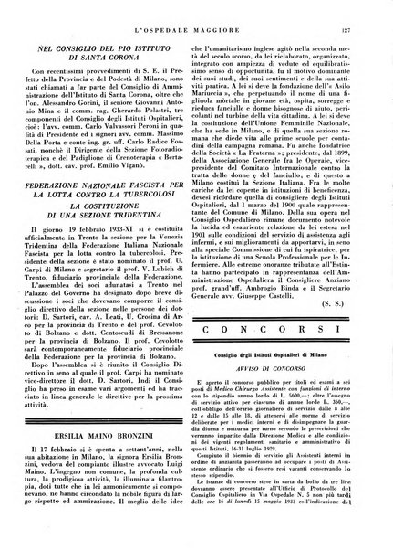 L'Ospedale Maggiore rivista scientifico-pratica dell'Ospedale Maggiore di Milano ed Istituti sanitari annessi