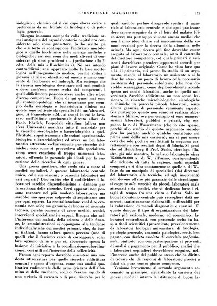 L'Ospedale Maggiore rivista scientifico-pratica dell'Ospedale Maggiore di Milano ed Istituti sanitari annessi