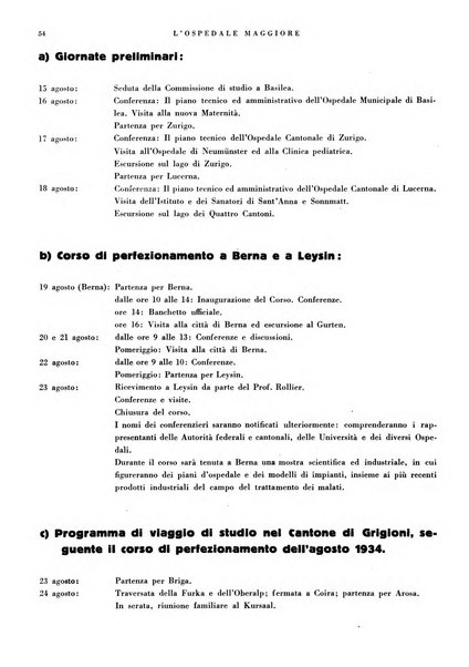 L'Ospedale Maggiore rivista scientifico-pratica dell'Ospedale Maggiore di Milano ed Istituti sanitari annessi