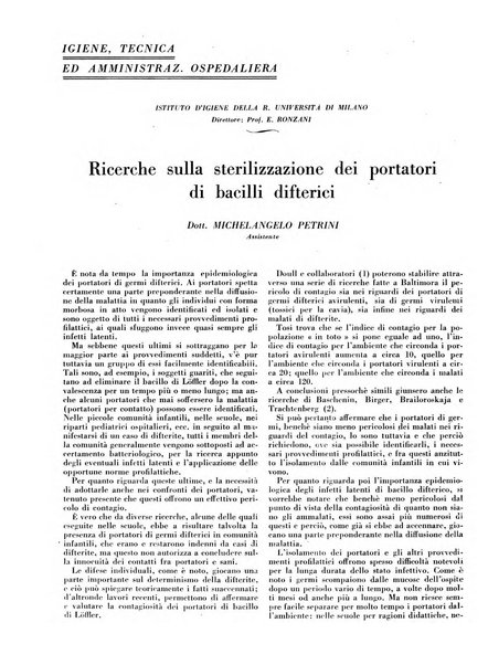 L'Ospedale Maggiore rivista scientifico-pratica dell'Ospedale Maggiore di Milano ed Istituti sanitari annessi