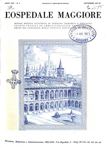L'Ospedale Maggiore rivista scientifico-pratica dell'Ospedale Maggiore di Milano ed Istituti sanitari annessi