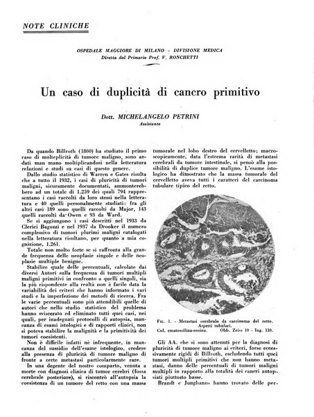 L'Ospedale Maggiore rivista scientifico-pratica dell'Ospedale Maggiore di Milano ed Istituti sanitari annessi