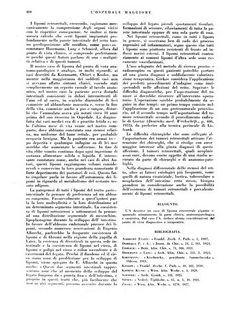 L'Ospedale Maggiore rivista scientifico-pratica dell'Ospedale Maggiore di Milano ed Istituti sanitari annessi
