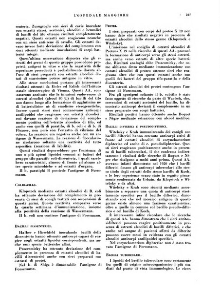 L'Ospedale Maggiore rivista scientifico-pratica dell'Ospedale Maggiore di Milano ed Istituti sanitari annessi