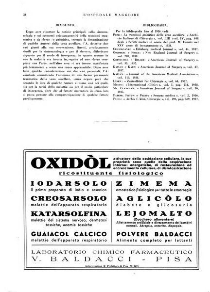 L'Ospedale Maggiore rivista scientifico-pratica dell'Ospedale Maggiore di Milano ed Istituti sanitari annessi