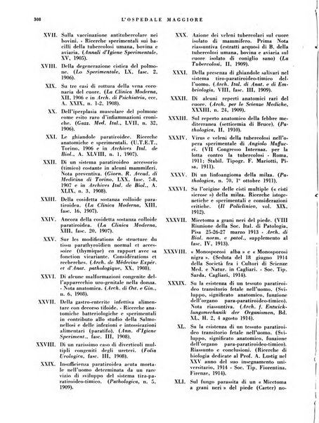 L'Ospedale Maggiore rivista scientifico-pratica dell'Ospedale Maggiore di Milano ed Istituti sanitari annessi