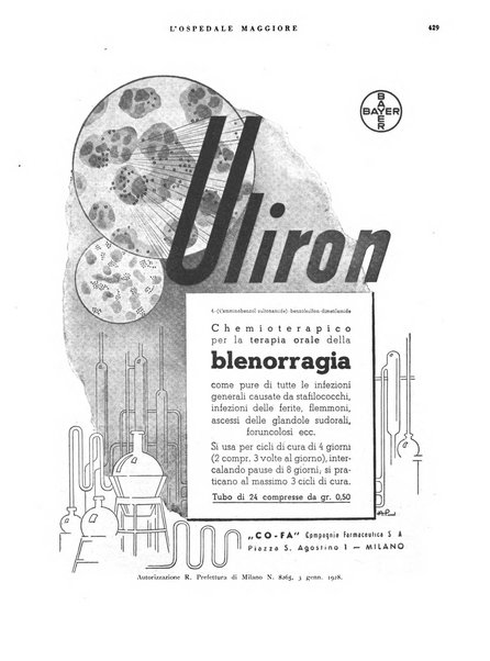 L'Ospedale Maggiore rivista scientifico-pratica dell'Ospedale Maggiore di Milano ed Istituti sanitari annessi