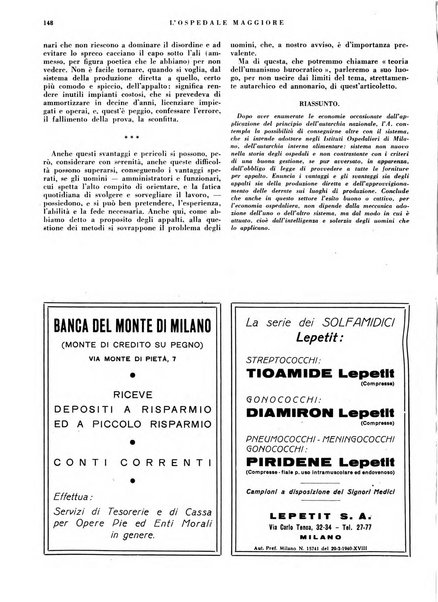 L'Ospedale Maggiore rivista scientifico-pratica dell'Ospedale Maggiore di Milano ed Istituti sanitari annessi