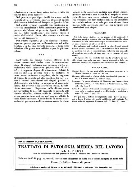 L'Ospedale Maggiore rivista scientifico-pratica dell'Ospedale Maggiore di Milano ed Istituti sanitari annessi