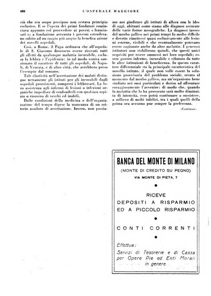 L'Ospedale Maggiore rivista scientifico-pratica dell'Ospedale Maggiore di Milano ed Istituti sanitari annessi