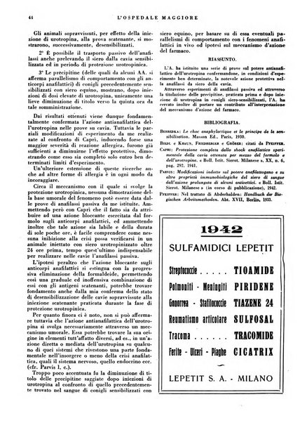 L'Ospedale Maggiore rivista scientifico-pratica dell'Ospedale Maggiore di Milano ed Istituti sanitari annessi