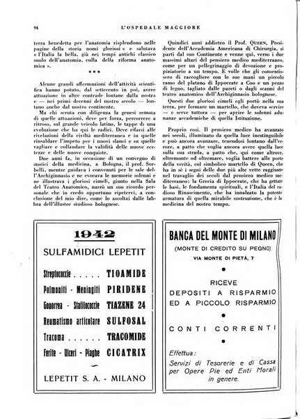 L'Ospedale Maggiore rivista scientifico-pratica dell'Ospedale Maggiore di Milano ed Istituti sanitari annessi