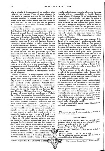 L'Ospedale Maggiore rivista scientifico-pratica dell'Ospedale Maggiore di Milano ed Istituti sanitari annessi