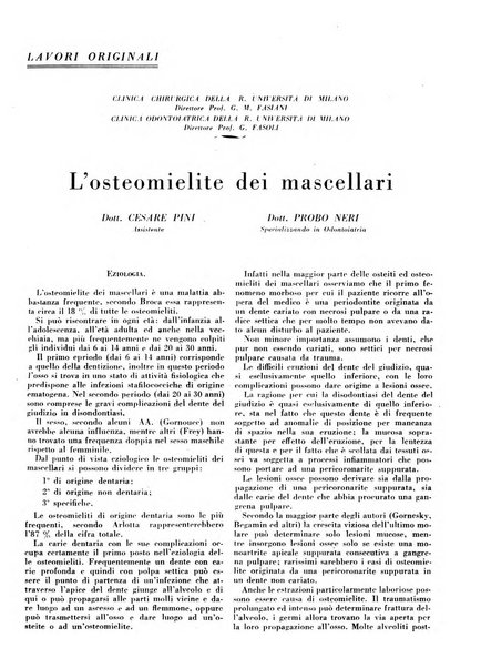 L'Ospedale Maggiore rivista scientifico-pratica dell'Ospedale Maggiore di Milano ed Istituti sanitari annessi