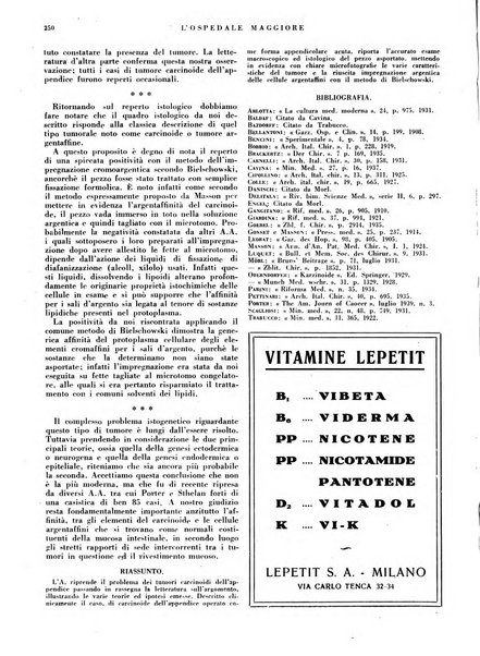 L'Ospedale Maggiore rivista scientifico-pratica dell'Ospedale Maggiore di Milano ed Istituti sanitari annessi