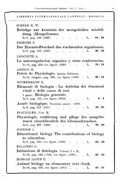 L'oto-rino-laringologia italiana