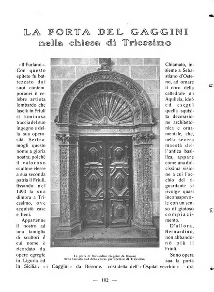 La panarie rivista friulana d'arte e di cultura