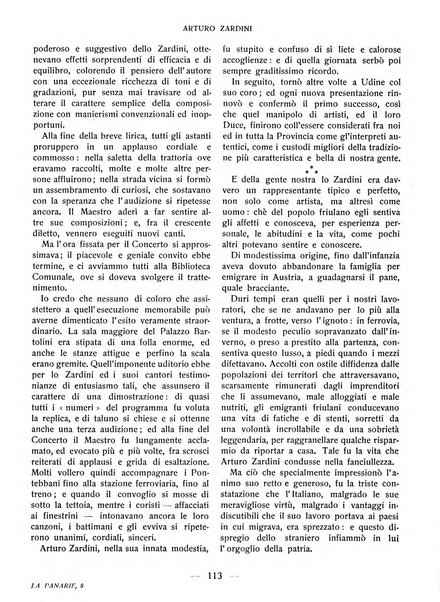 La panarie rivista friulana d'arte e di cultura