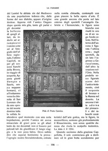 La panarie rivista friulana d'arte e di cultura