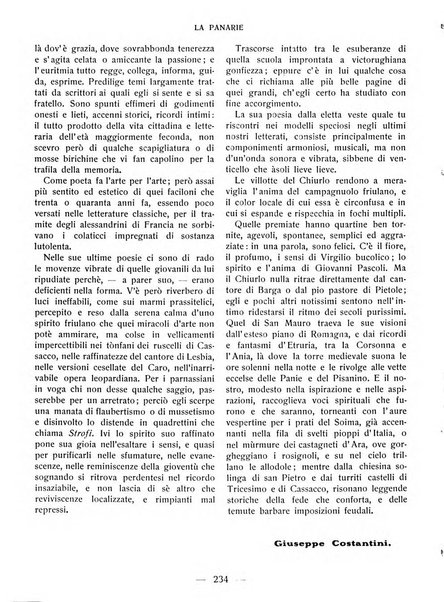 La panarie rivista friulana d'arte e di cultura