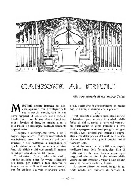 La panarie rivista friulana d'arte e di cultura