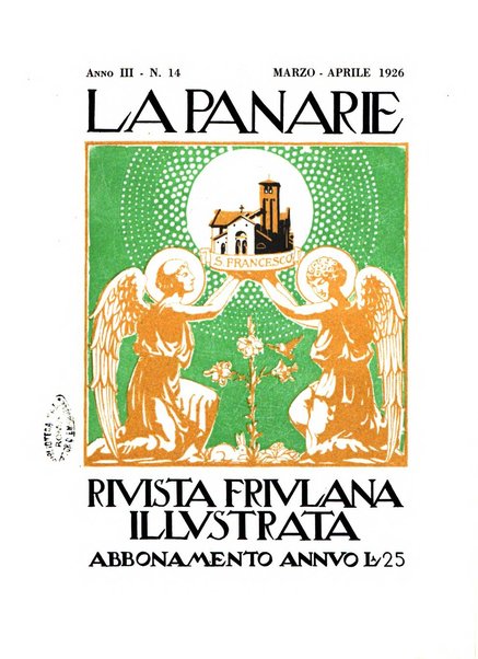 La panarie rivista friulana d'arte e di cultura