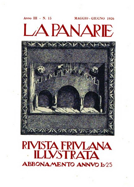 La panarie rivista friulana d'arte e di cultura